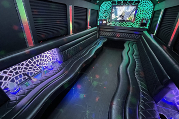 Fort Lauderdale Limo Bus Interior