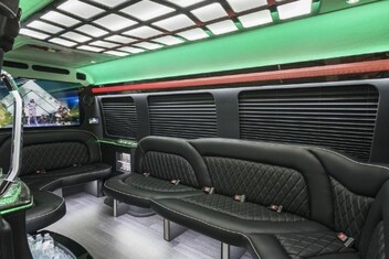 Fort Lauderdale Sprinter Party Bus Interior