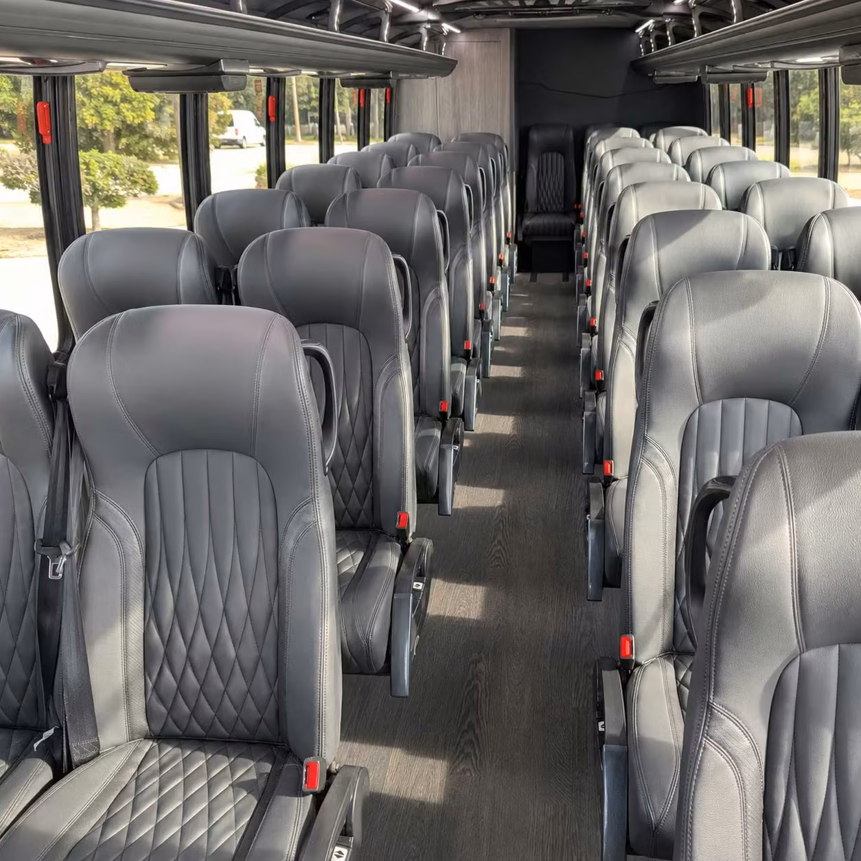 25 passenger minibus interior