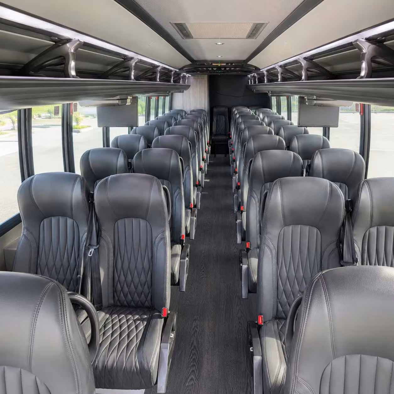 28 passenger minibus interior