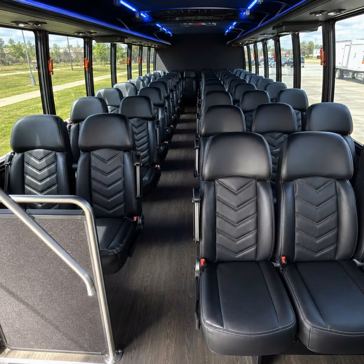 35 passenger minibus interior