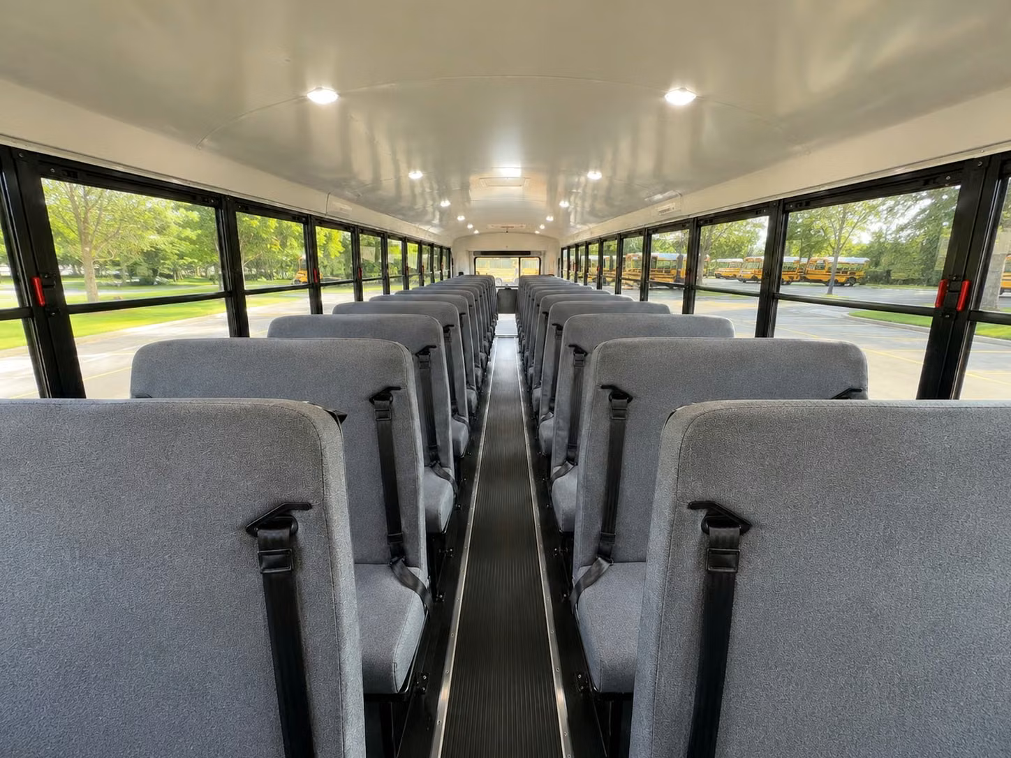school bus interior